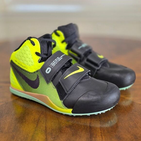 Nike Zoom Javelin Elite 3 Track & Field Spikes Shoes Black Volt 10.5 DV9193-001 - Picture 4 of 16